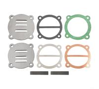 Juego de placa de válvula de compresor de aire, kit de juntas de culata de agujero a agujero de 62 mm para 65 tipos sin aceite y lubricado con aceite para accesorios de bomba de aire PISTON piezas de