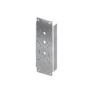 Juego de placas de acero TECEprofil para alojar asas plegables de soporte