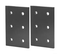 Juego de placas de conexión robustas de acero inoxidable con seis agujeros, para varias aplicaciones
