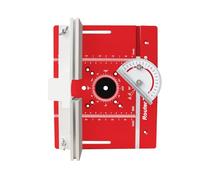 Juego de placas de inserción de mesa de enrutador, elevadores de enrutador for placa de inserción de mesa de enrutador for carpintería, ranurado, recorte, mesa de biselado(Red-B)