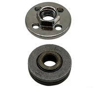 Juego de placas de presión de amoladora angular para amoladoras de cuatro agujeros de 100 tipos, kit de brida metálica superior e inferior, piezas de soporte de corte de pulido de metal de 30X30 mm
