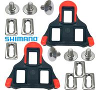 Juego De Placas De Zapato Shimano SPD SL SM-SH-10 Fijo Rojo