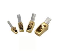 Juego De Planos De Carpintería De 4 Piezas, Herramienta Luthier De Cobre Y Metal De Fondo Plano, Cepilladora De Cobre Para Carpintería Y Guitarra (Color : 4PC Flat bottom)