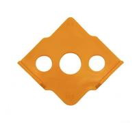 Juego de plantillas de enrutador de radio para carpintería con plantilla de radio y ocho opciones de ángulo de radio para redondeo preciso de esquinas y enrutamiento de ranura (R5-R10)