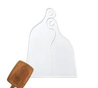 Juego de plantillas de tabla de cortar - Plantilla acrílica portátil para enrutador, plantilla de mango de carpintería | Patrón de tabla de charcutería reutilizable, guía de tabla de servir pequeña