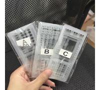 Juego de plantillas multifuncionales para dibujar, plantillas de lista de verificación y guías de línea construidas para doblarse sin arrugas y resistir el sangrado de tinta para su uso