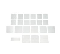 Juego de Plantillas para Acolchar, Transparente Escarchado PP, 22 Piezas - Simplifica Tu Costura, Resistente y Reutilizable, Ideal Para Patchwork