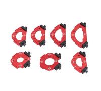 Juego de plantillas para enrutador de esquina de mesa, herramienta de recorte para carpintería, kits de plantillas de radio de enrutador de aleación de aluminio con abrazaderas