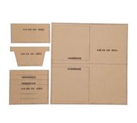 Juego de plantillas para patrones de carteras de acrílico transparente, kit de manualidades para bolsos con guía de cremallera, modelo de corte para artesanías en cuero