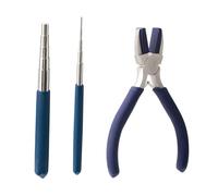 Juego de plantillas profesionales de doblado de alambre con 3 clavijas, accesorio de manualidades para hacer joyas, diseños y herramientas de envoltura de alambre de creación de adornos