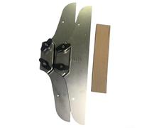 Juego de plantillas profesionales para peldaños de escalera con ángulo ajustable Zinc plateado acero elevador de escalera herramienta de medición para diseño pisadas Construcción estantería