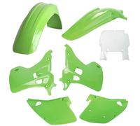 JUEGO DE PLÁSTICO POLISPORT (JUEGO COMPLETO) PARA KAWASAKI KX 125/250 '93, INCLU