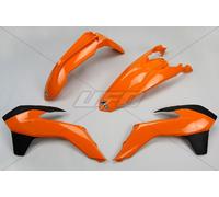 JUEGO DE PLÁSTICOS PARA KTM EXC '14-'16, COLOR OEM '14 (NARANJA/NEGRO) (KT516E99