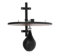 Juego de plataformas de boxeo, equipo de boxeo Speedball de 30 cm de altura ajustable, montaje en pared, equipo de entrenamiento con pelota de perforación, bomba y aguja inflable para el gimnasio en