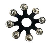 Juego de platillos Hi-Hat | Juego de platillos de acero inoxidable negro para tambor, platillos profesionales multifuncionales a prueba de óxido para una experiencia versátil de batería