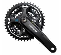 Juego De Platos Bici Altus M311 8v Negro 48/38/28D 170mm SHIMANO
