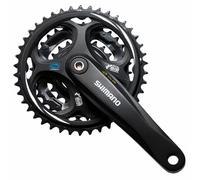 Juego De Platos Bici Altus M311 8v Negro 48/38/28D 170mm SHIMANO