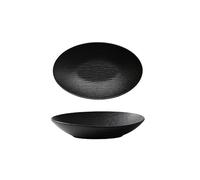 Juego de platos llanos de cerámica, Ceramic Oval Deep Stackable Dinner Plate Multicolor 9in-11in(B,9in)