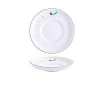 Juego de platos llanos de cerámica, Stackable Dinner Plate Multiple Sizes(S)