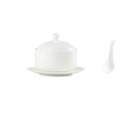 Juego de Platos Llanos Olla de cerámica for estofado, plato de cerámica chino for cena, frutero for el hogar, muy adecuado for restaurantes, hoteles, etc. Ensaladera de Cocina(B)