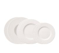 Juego De Platos Villeroy & Boch Manufacture Rock Blanc 6 Piezas