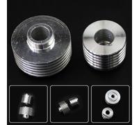 Juego de polea de cabezal de corte de cepillo de repuesto, 2 piezas para 90 cepilladoras eléctricas, herramientas eléctricas, accesorios de metal