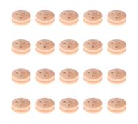 Juego de poleas de Madera - 20 Ruedas de Manualidades Modelo de, componentes Lisos para Montaje y Aprendizaje de Barcos, proyectos educativos de construcción de Barcos