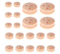 - Juego de poleas para modelo de | Juguete reutilizable con ruedas de madera - 20 kits portátiles de construcción de barcos, accesorios de vela para la construcción de maquetas náuticas