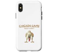 Juego de pollo Adivina qué pollo pollo divertido Carcasa para iPhone X/XS