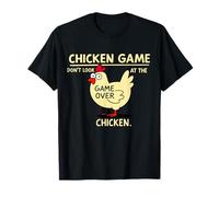 Juego de pollo no mires el pollo divertido dicho de pollo Camiseta