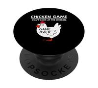 Juego de pollo no mires el pollo divertido dicho de pollo PopSockets PopGrip Adhesivo