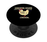 Juego de pollo no mires el pollo divertido dicho de pollo PopSockets PopGrip Adhesivo