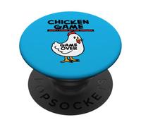 Juego de pollo no mires el pollo PopSockets PopGrip Adhesivo