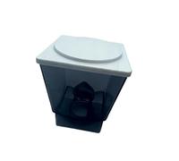 Juego De Polvo For Cubierta Del Compartimento De Granos, Compatible Con Gemile, Piezas De Molinillo For Máquina De Café CRM-G9009(White 1set)