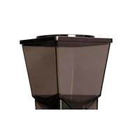 Juego De Polvo For Cubierta Del Compartimento De Granos, Compatible Con Gemile, Piezas De Molinillo For Máquina De Café CRM-G9009(Black 1set)