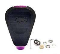 Juego de pomos de EVA para modelos DAIWA ANTERES, funciona con DRT CQ200 para TATULA 300, kit de actualización de carrete incluye cojinete de llave y arandelas (morado negro)
