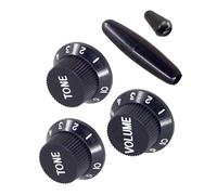 Juego de pomos para guitarra, tapas de potenciómetro, textura para controles de tono y volúmenes de guitarra eléctrica