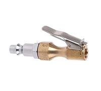 Juego de portabrocas de aire de latón resistente para inflador de neumáticos con clip