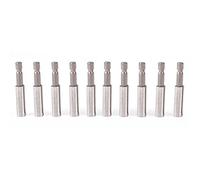 Juego de portabrocas de Destornillador magnético 10 Piezas 2.36 "Destornillador de extensión Toma de Broca Portabrocas de 1/4" Adaptador de extensión de Destornillador de vástago Hexagonal