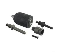Juego de portabrocas sin llave 5X para SDS Plus, capacidad máxima de 13 mm, diseño de metal y plástico con vástago hexagonal