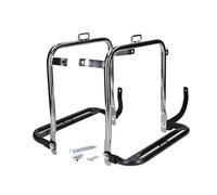 Juego de portaequipajes cromados derecho e izquierdo para Simson S50, S51, S70