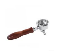 Juego de portafiltros Naked de 58 mm para máquinas de café espresso Sage incluyendo para barista Pro para bambino Plus - Cesta de filtro no presurizada con mango de madera, diseño sin fondo, 22,5 cm