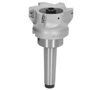 Juego de Portaherramientas de Fresado Frontal MT3 FMB27 con Cortador BAP 400R 80 27 6T e Insertos APMT1604 Material 40CR para Fresadoras CNC