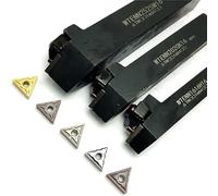 Juego de portaherramientas externo con insertos de carburo TNMG - Compatible con WTENN1616H16, WTENN2020K6, WTENN25205M16, 1 unidad(WTENN1616H16 TNMG16402 H01)
