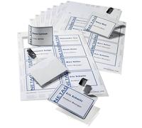 Juego de portanombres DURABLE, portanombres con pinza