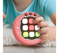 Juego de portátil,Juegos de portátiles para niños | Juegos de Mesa para niños | 3 Juegos de Mesa de Estrategia de Juego Classic Grid 3 in A Row para de 3 a 5 años