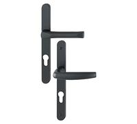 Juego de portaventanas placa estrecha Atlanta 113KH/300LMSGL/1530 HOPPE saliente súper reducida Negro mate 9714 Llave i - entr.70 Ep.68/77 mm - 3392409