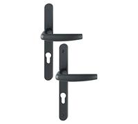 Juego de portaventanas placa estrecha Atlanta 1530/300LMSGL HOPPE Negro mate Llave i Ent.70 - Ep.78-87 - 3304368