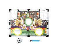 Juego de portería de fútbol portátil para niños, Red de Entrenamiento de fútbol Ajustable de 3 Alturas, Juego de práctica de fútbol con Montaje rápido, Uso al Aire Libre, Patio Trasero, Sala de Estar