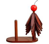 Juego de posavasos "Árbol natural" - Trípode de madera estética | Soporte plegable, soporte para pañuelos, forma de árbol, alfombrilla resistente al calor para platos, platos, cuencos, bebidas